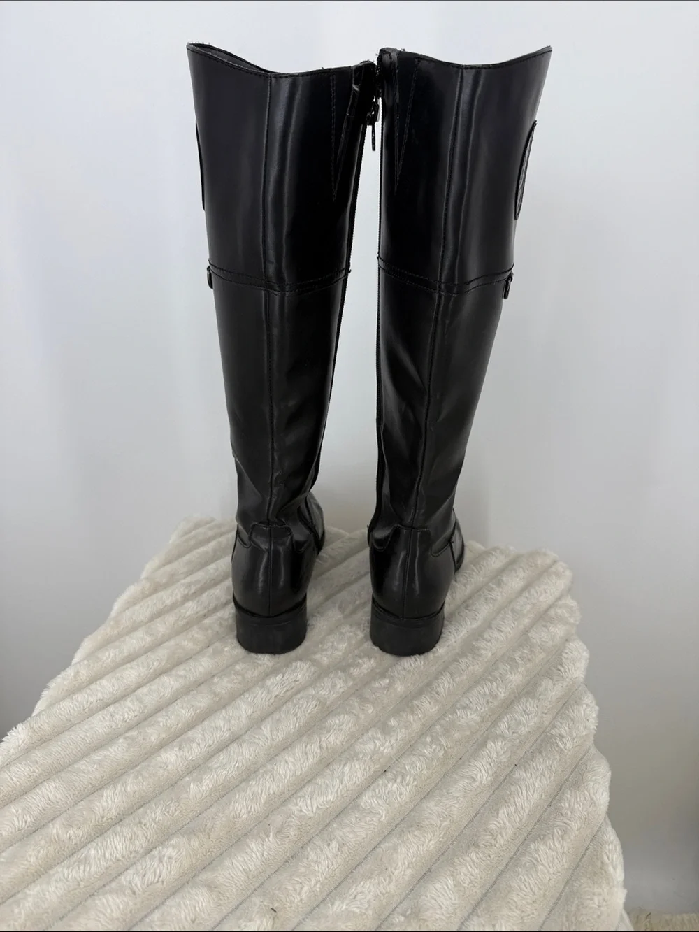 Etienne Aigner “Chastity” Black Tall Riding Boots size 7.5M